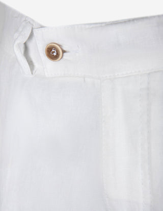 Chinos Linne Vit