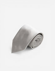 Slips Siden Silvergrå One Size