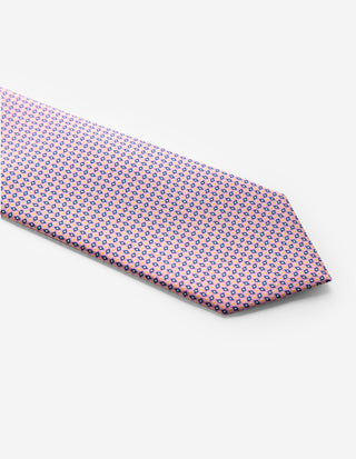 Slips Siden Mönstrad Rosa