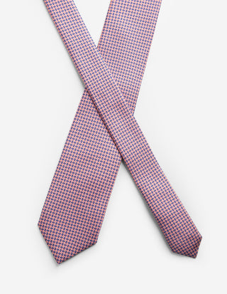 Slips Siden Mönstrad Rosa