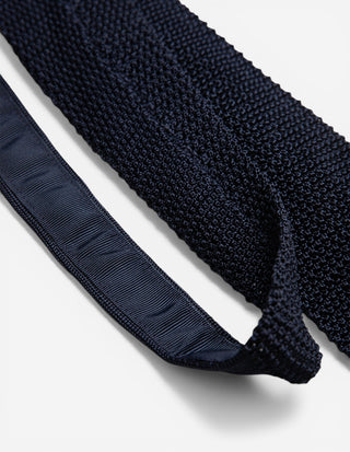 Grana Riso Stickad Slips Siden Marinblå One Size
