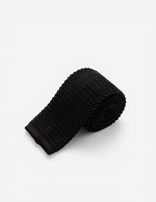 Grana Riso Stickad Slips Siden Svart One Size