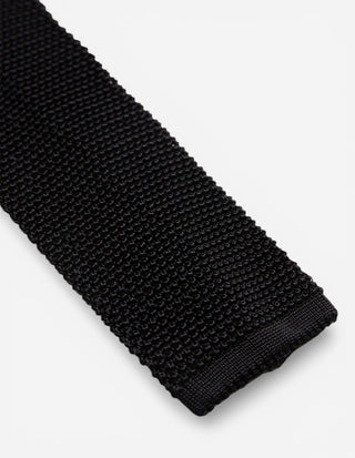 Grana Riso Stickad Slips Siden Svart One Size