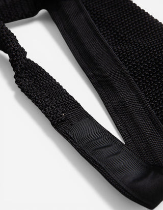 Grana Riso Stickad Slips Siden Svart One Size