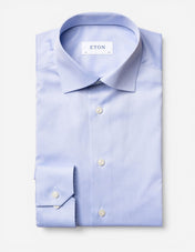 Slim Fit Skjorta Signature Twill Ljusblå
