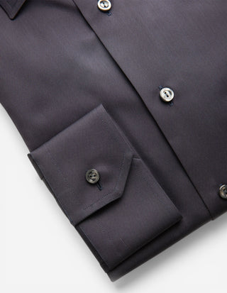 Slim Fit Skjorta Signature Twill Marinblå
