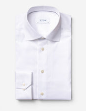 Contemporary Fit Skjorta Signature Twill Vit