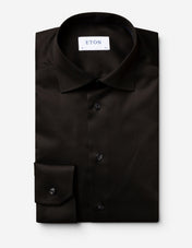 Slim Fit Skjorta Signature Twill Svart