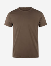 T-shirt Pimabomull Brun
