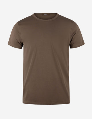 T-shirt Pimabomull Brun