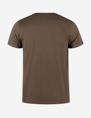 T-shirt Pimabomull Brun