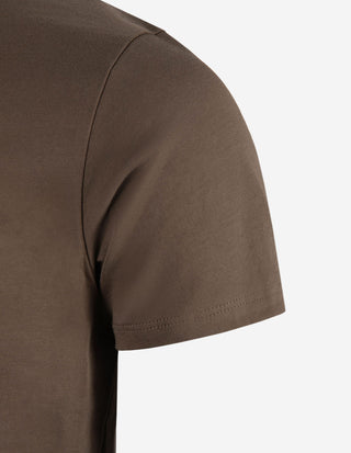 T-shirt Pimabomull Brun