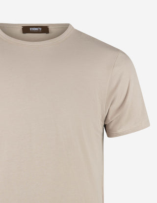 T-shirt Adam-E24 Solid T-Shirt Dune