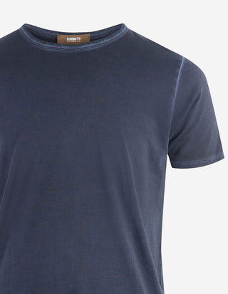 T-shirt Pimabomull Vintage Blå