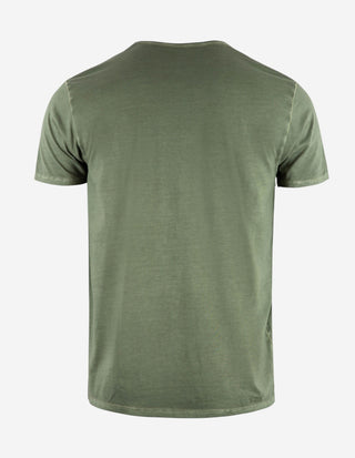 T-shirt Pimabomull Vintage Khakigrön