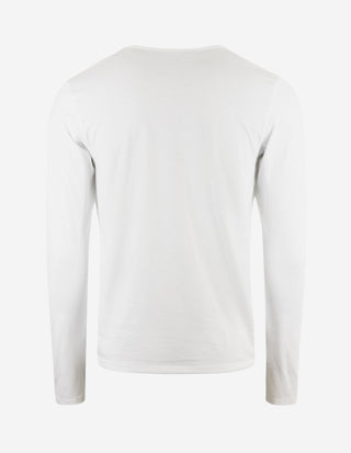 Långärmad T-shirt Pimabomull Vit