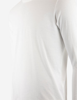 Långärmad T-shirt Pimabomull Vit