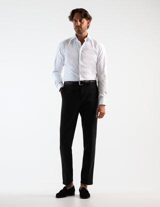Slim Fit Skjorta Pinpoint Oxford Vit