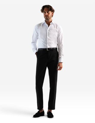 Slim Fit Skjorta Pinpoint Oxford Vit