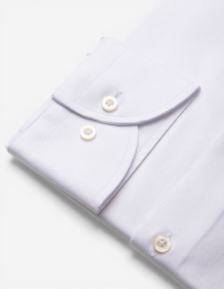 Slim Fit Skjorta Pinpoint Oxford Vit