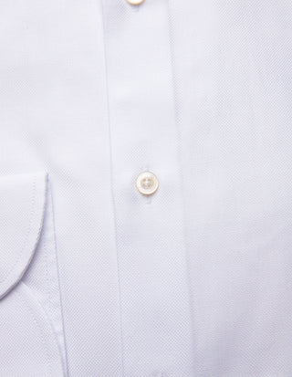 Slim Fit Skjorta Pinpoint Oxford Vit