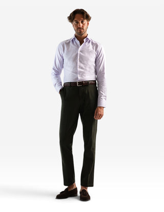 Slim Fit Skjorta Pinpoint Oxford Ljuslila