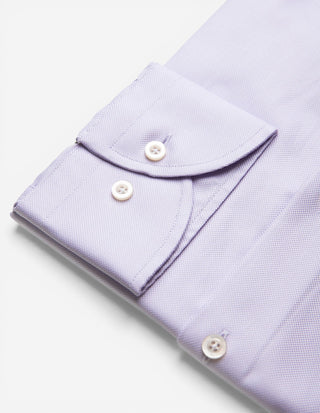 Slim Fit Skjorta Pinpoint Oxford Ljuslila