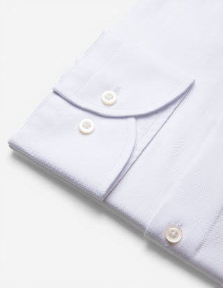 Regular Fit Skjorta Pinpoint Oxford Vit