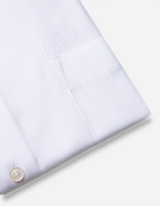 Regular Fit Skjorta Pinpoint Oxford Vit
