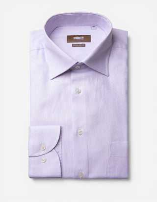 Regular Fit Skjorta Pinpoint Oxford Ljuslila