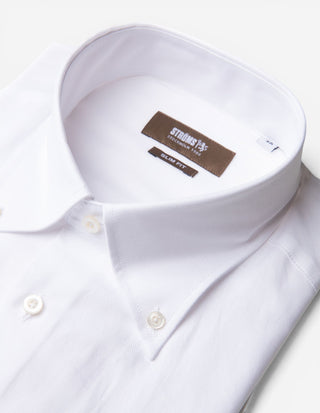 Slim Fit Skjorta Royal Oxford Vit