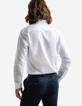 Slim Fit Skjorta Royal Oxford Vit