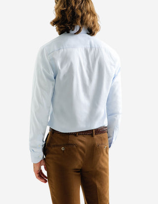 Slim Fit Skjorta Royal Oxford Ljusblå