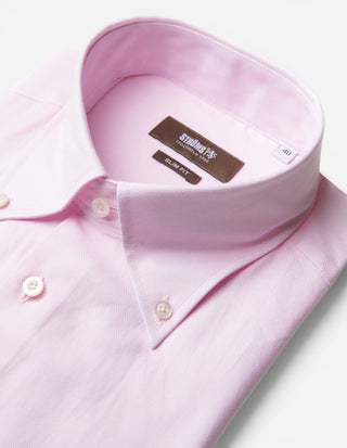 Slim Fit Skjorta Royal Oxford Ljusrosa