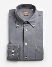 Regular Fit Skjorta Denim Grå