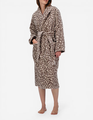 Grimsö Morgonrock Beige Leo