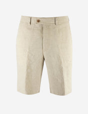 Shorts Linne Ljusbeige