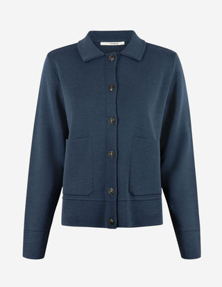 Kaja Cardigan Denimblå
