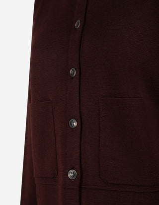 Kaja Cardigan Merinoull Burgundy