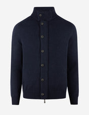 Vespa Giubbino Cardigan Ull Navy