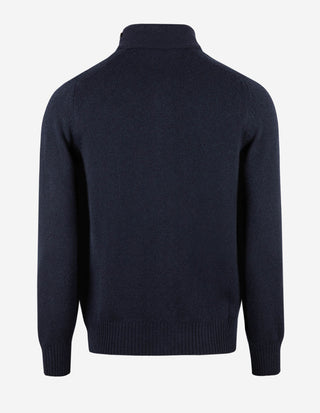 Vespa Giubbino Cardigan Ull Navy