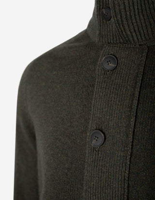 Vespa Giubbino Cardigan Ull Olivgrön