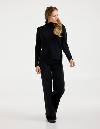 Savanna Polotröja Cashmere Svart