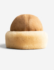 Harka Mössa fårskinn Beige