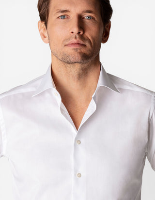 Super Slim Fit Skjorta Signature Twill Vit