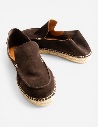 Espadriller Loafers Mocka Brun