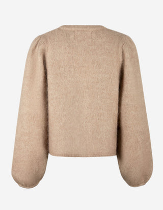Amelia Cardigan Mohair Beige