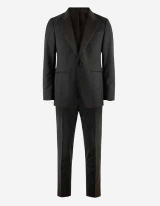 Firenze Smoking Ull Mohair Svart