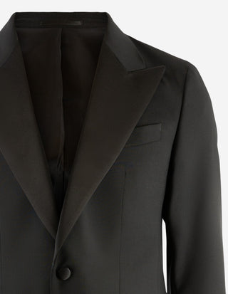 Firenze Smoking Ull Mohair Svart