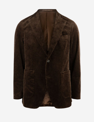 Fogerty Patch Pocket Kavaj Manchester Brun